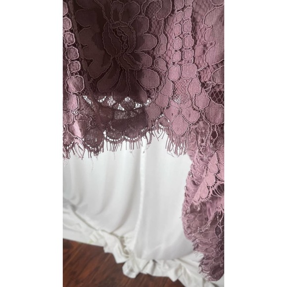 City Chic Blush Pink Lace Spaghetti Strap Sheath Dress Size M/ 18 - Picture 4 of 4